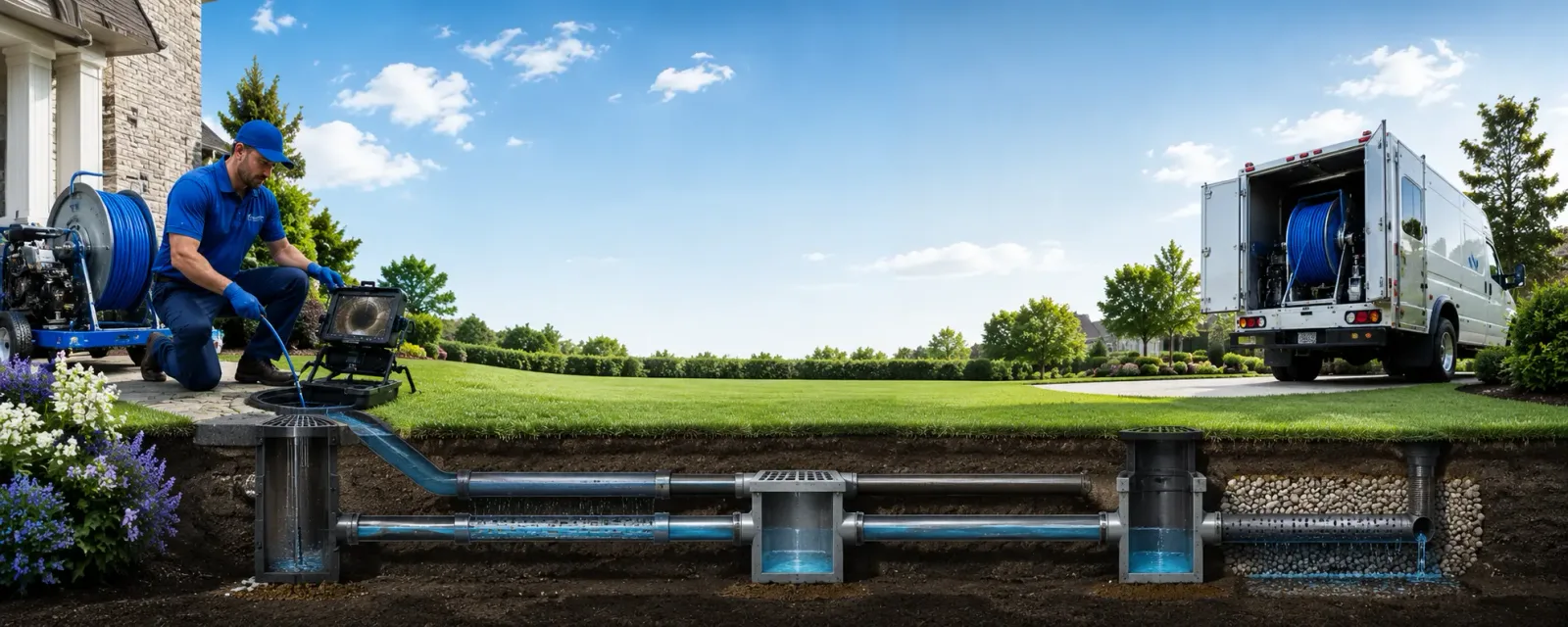 Outdoor drain cleaning information for Grafton, VT